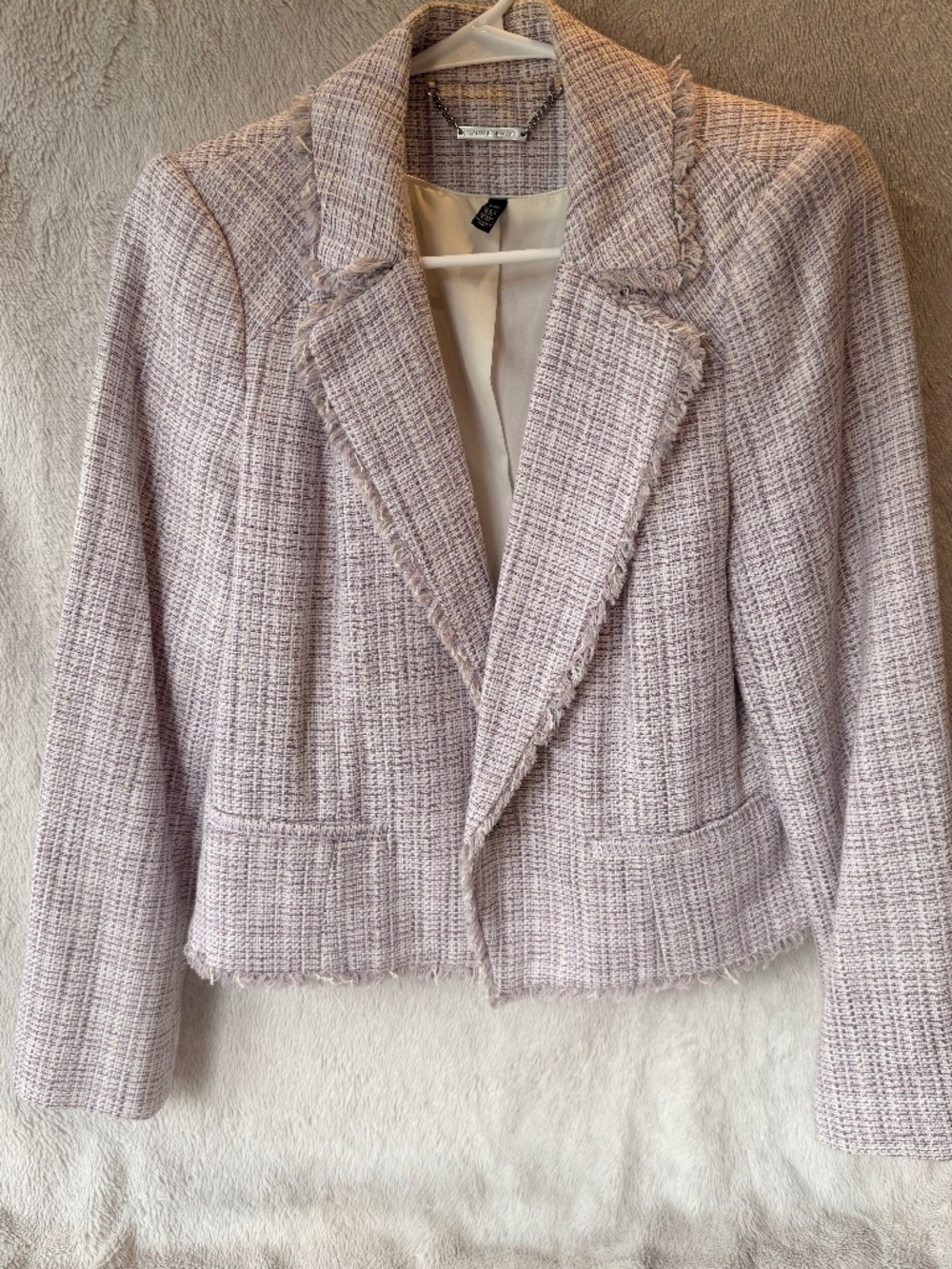 Purple Tweed Blazer (White House Black Market)